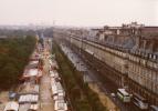 Paris, august 1995. Rolleiflex SL35 + Planar 50mm, Kodak Gold 100. Yep, still riding that ferris wheel. It was a rainy day, but we didn't give a $*#&.