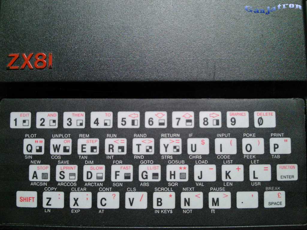 ZX81 keyboard